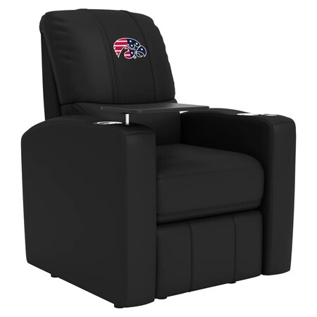 Dreamseat Stealth Power Plus Recliner with Iowa Hawkeyes Patriotic Primary Logo XZ520823901CDSMHTUSBBLK-PSCOL13522